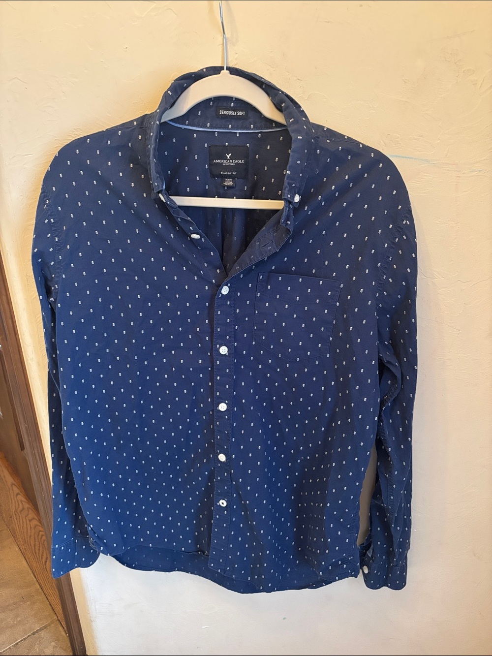 AE Arrow button down top! Size medium